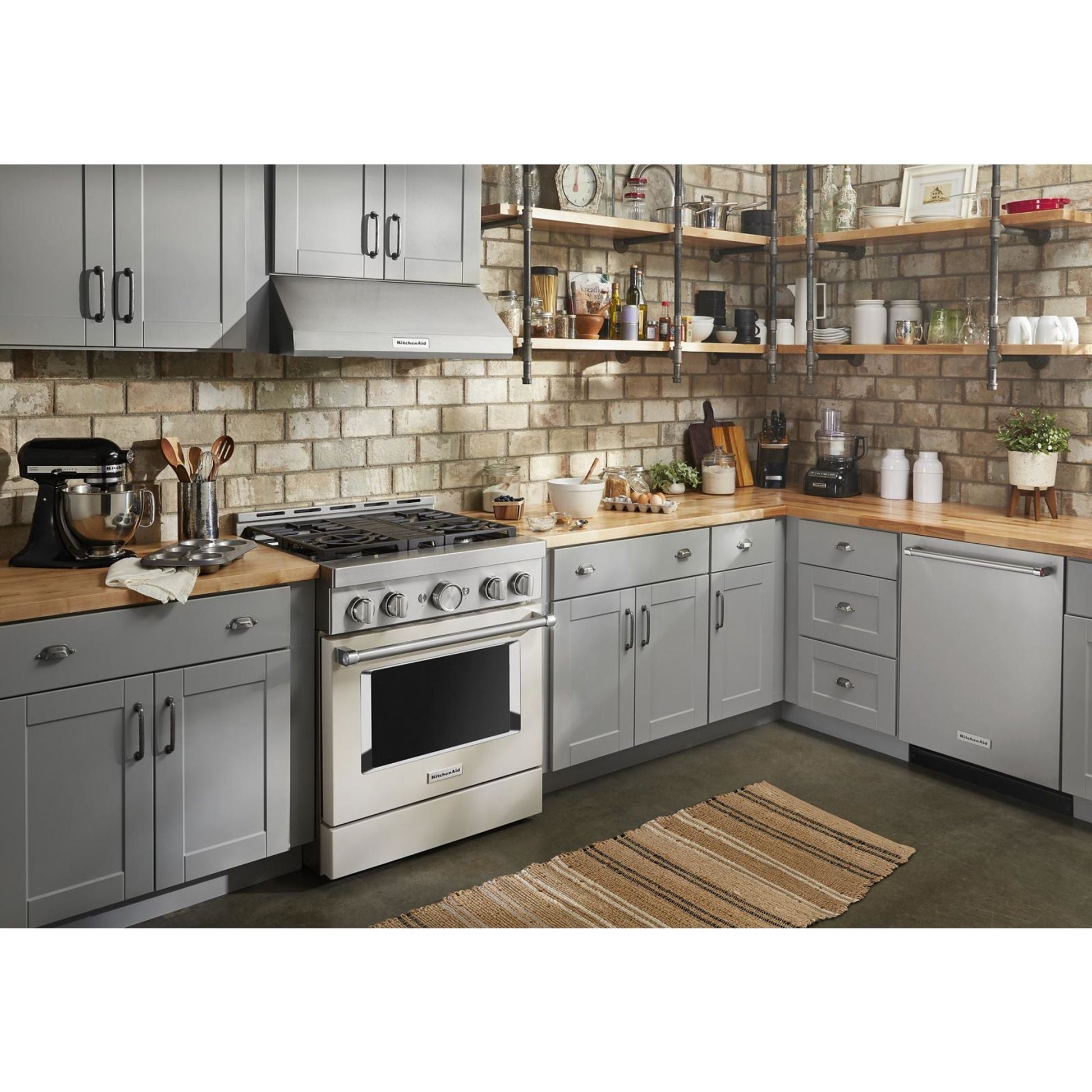KitchenAid Gas Range (KFGC500JMH) - Milkshake