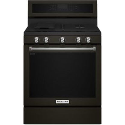 KitchenAid Gas Range (KFGG500EBS) - Black Stainless Steel
