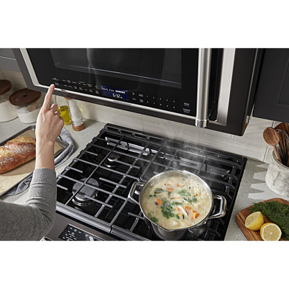 KitchenAid Gas Range (KSGG700EBS) - Black Stainless Steel