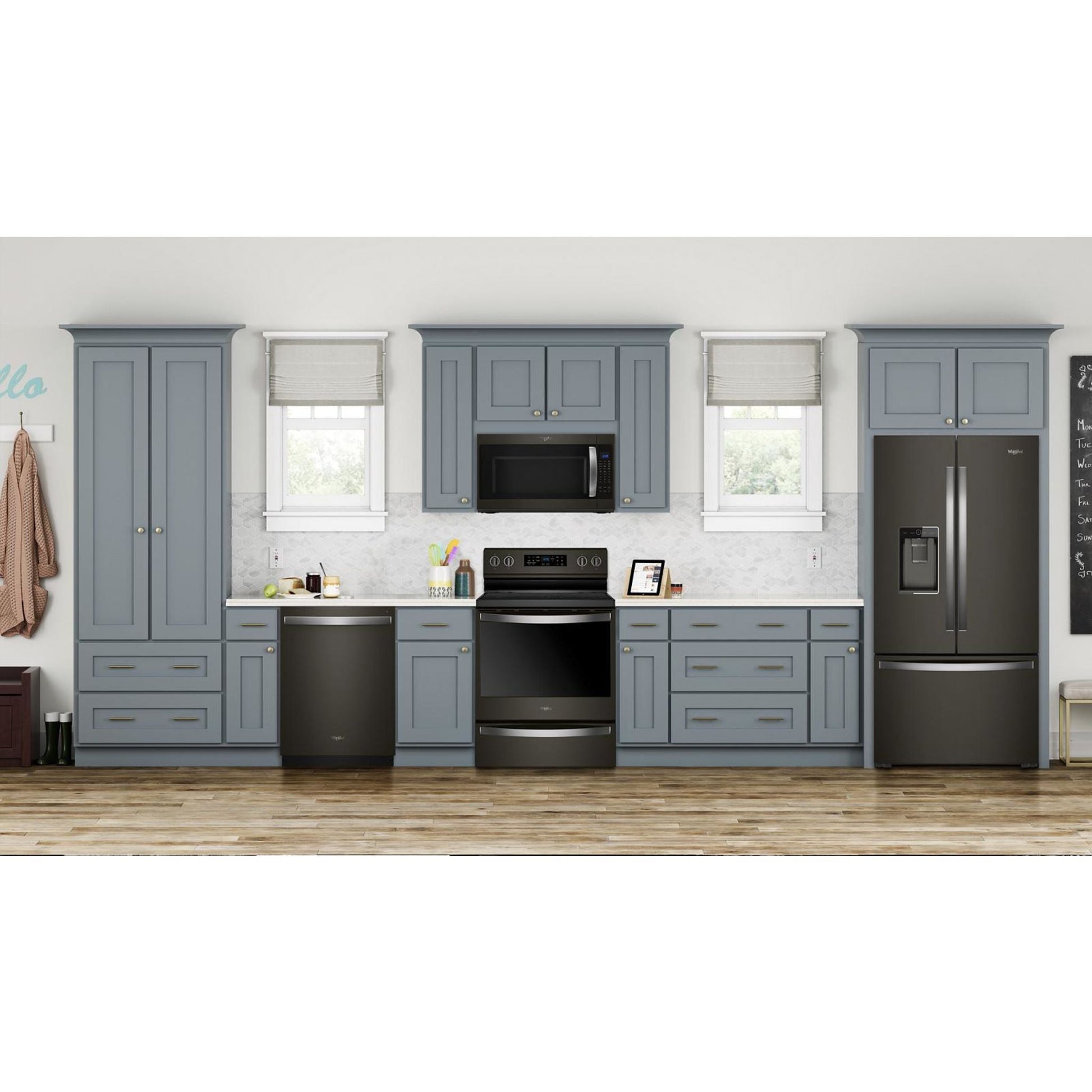 Whirlpool Convection Range (YWFE775H0HV) - Black Stainless