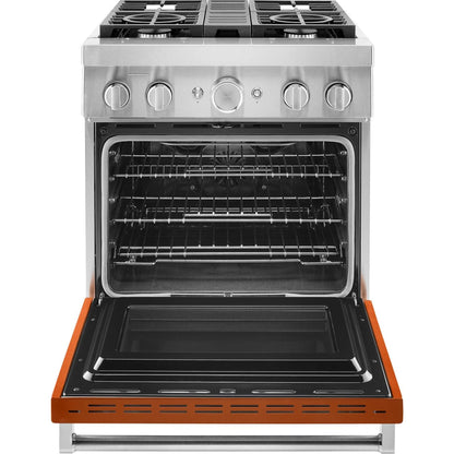 KitchenAid Dual Fuel Range (KFDC500JSC) - Scorched Orange