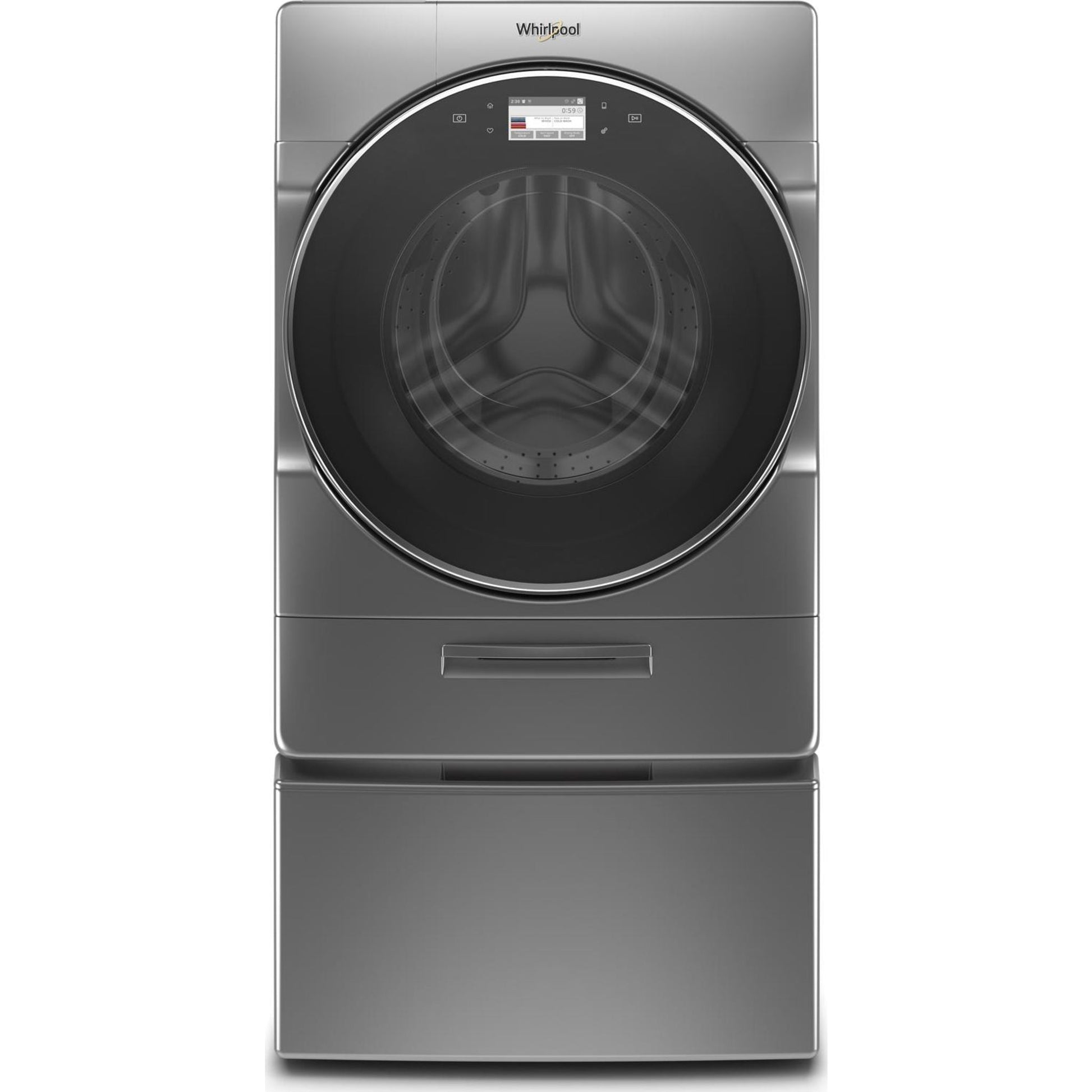 Whirlpool Front Load Washer (WFW9620HC) - Chrome Shadow