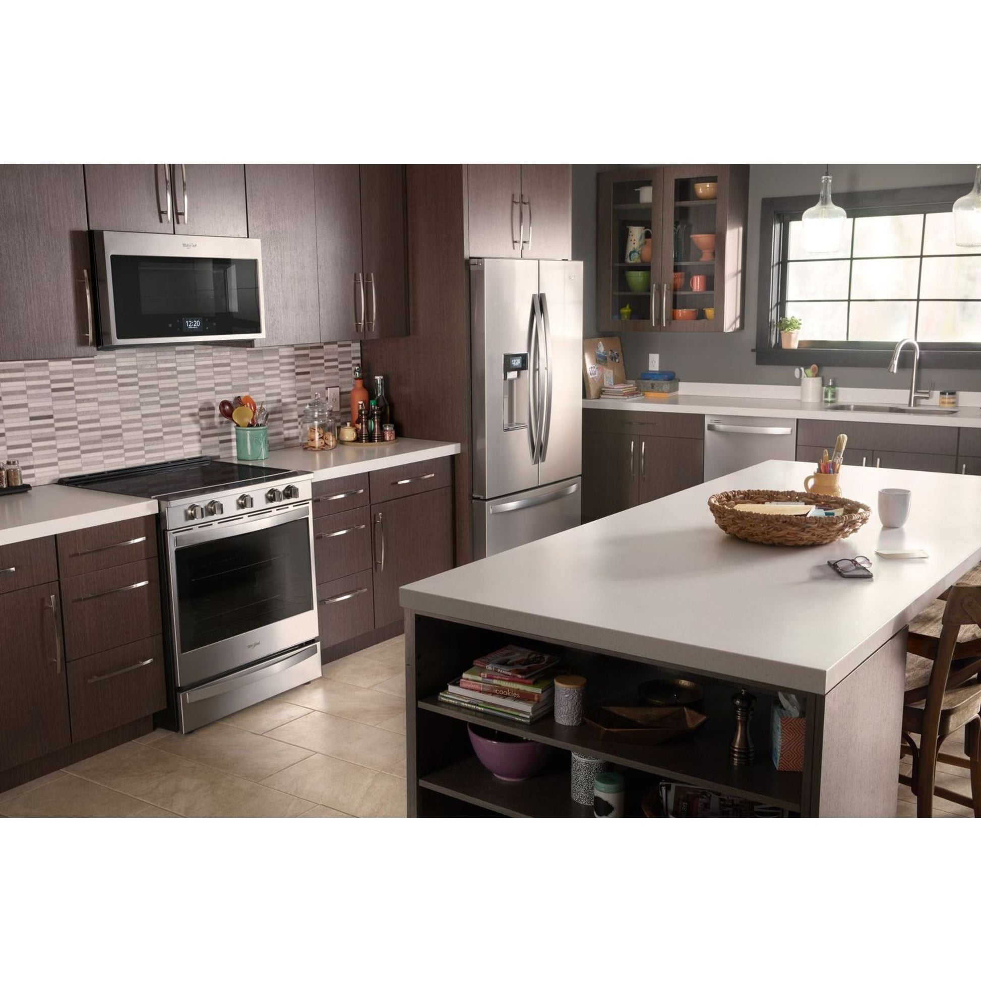 Whirlpool Front Control Range (YWEE750H0HZ) - Stainless Steel