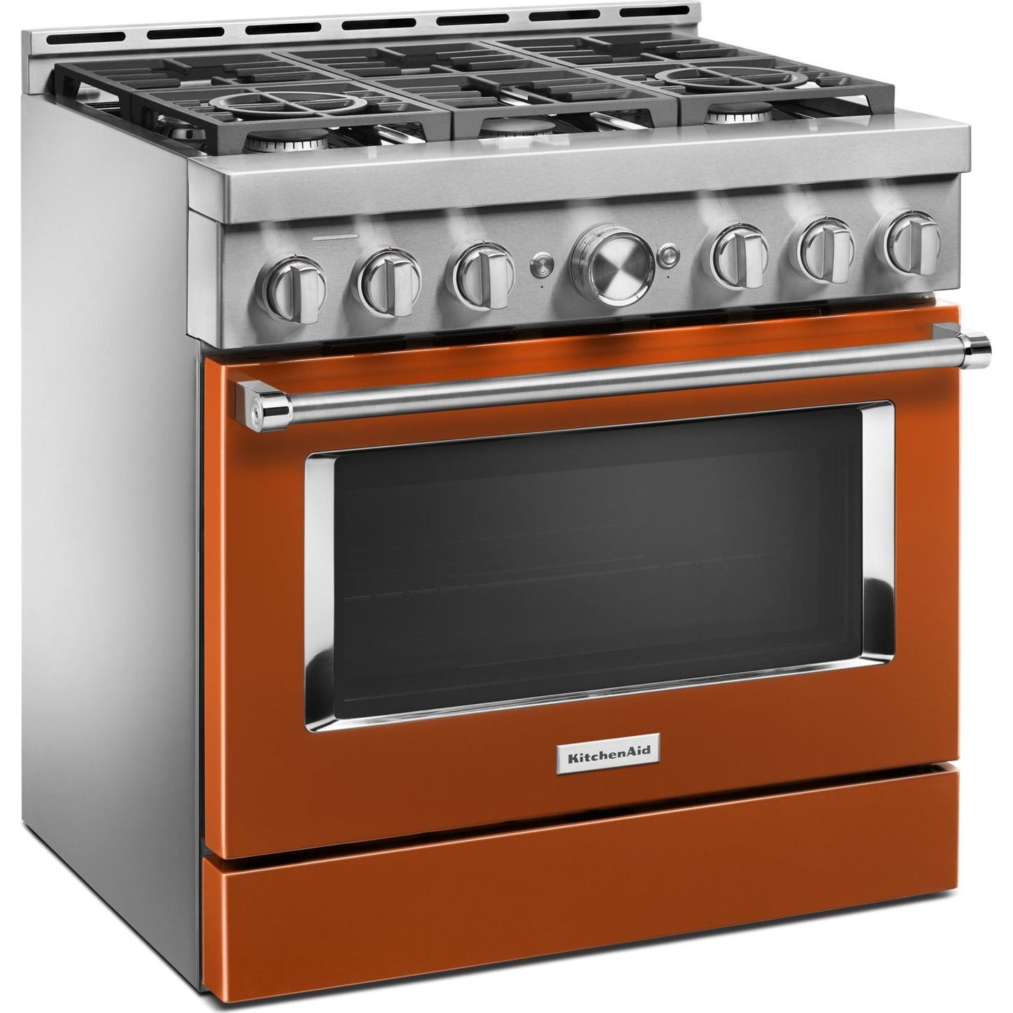 KitchenAid Gas Range (KFGC506JSC) - Scorched Orange