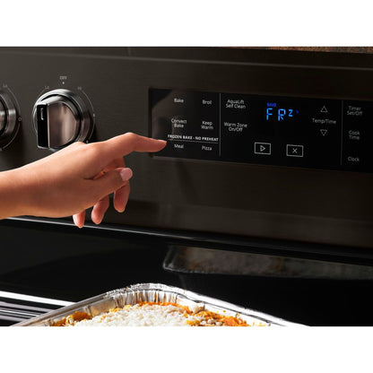 Whirlpool Convection Range (YWFE775H0HV) - Black Stainless