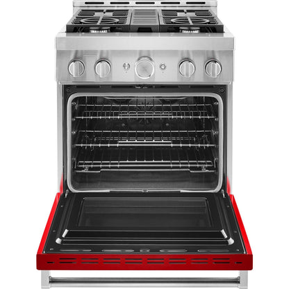 KitchenAid Gas Range (KFGC500JPA) - Passion Red