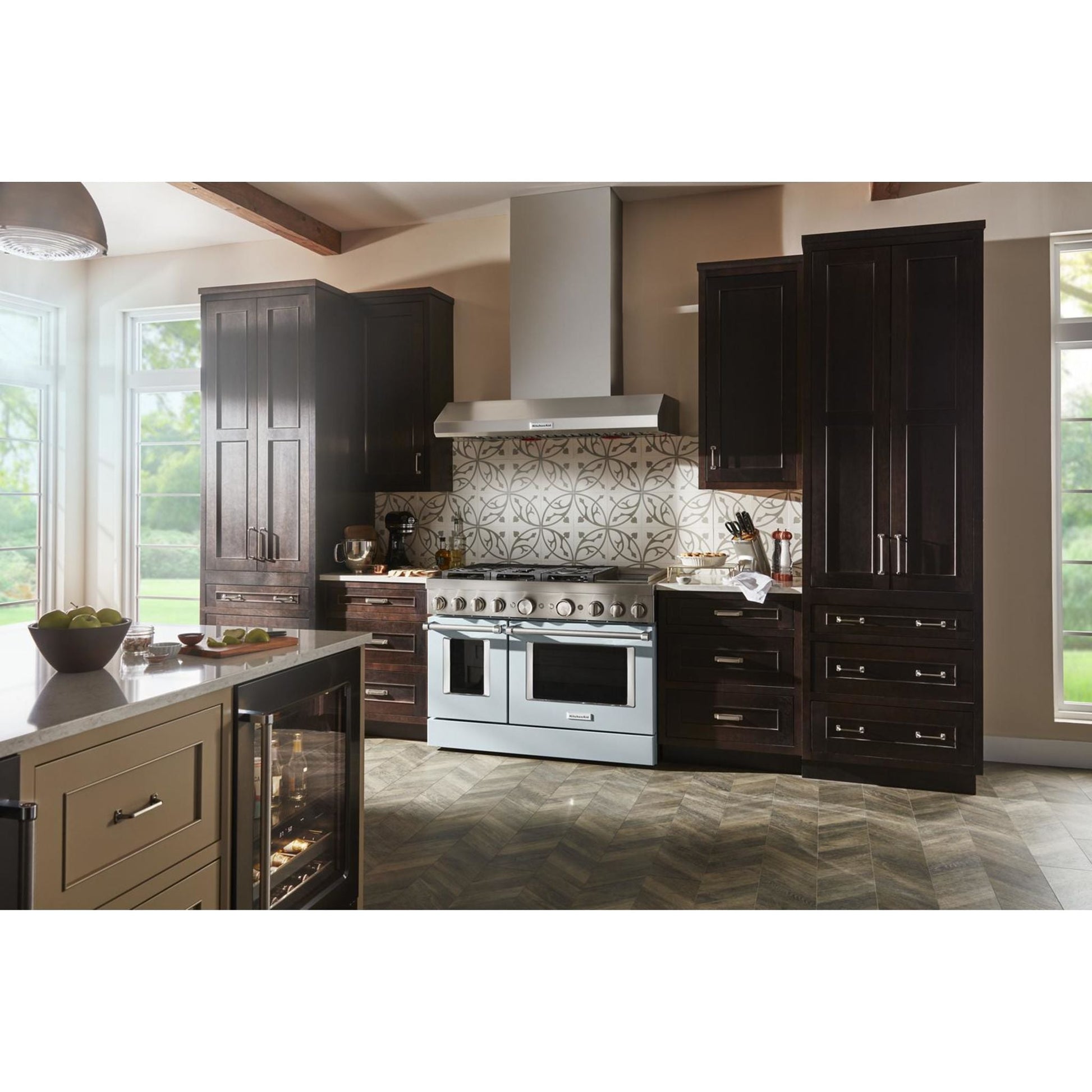 KitchenAid Dual Fuel Range (KFDC558JMB) - Misty Blue