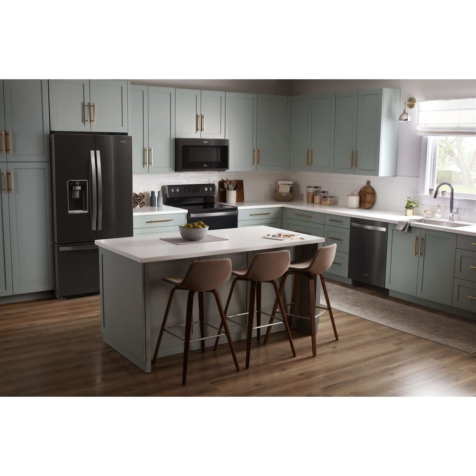 Whirlpool Dishwasher (WDT970SAKV) - BLACK STAINLESS