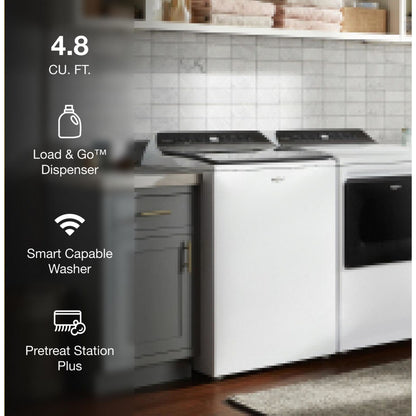 Whirlpool Top Load Washer (WTW6120HW) - White
