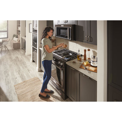 KitchenAid Gas Range (KSGG700EBS) - Black Stainless Steel