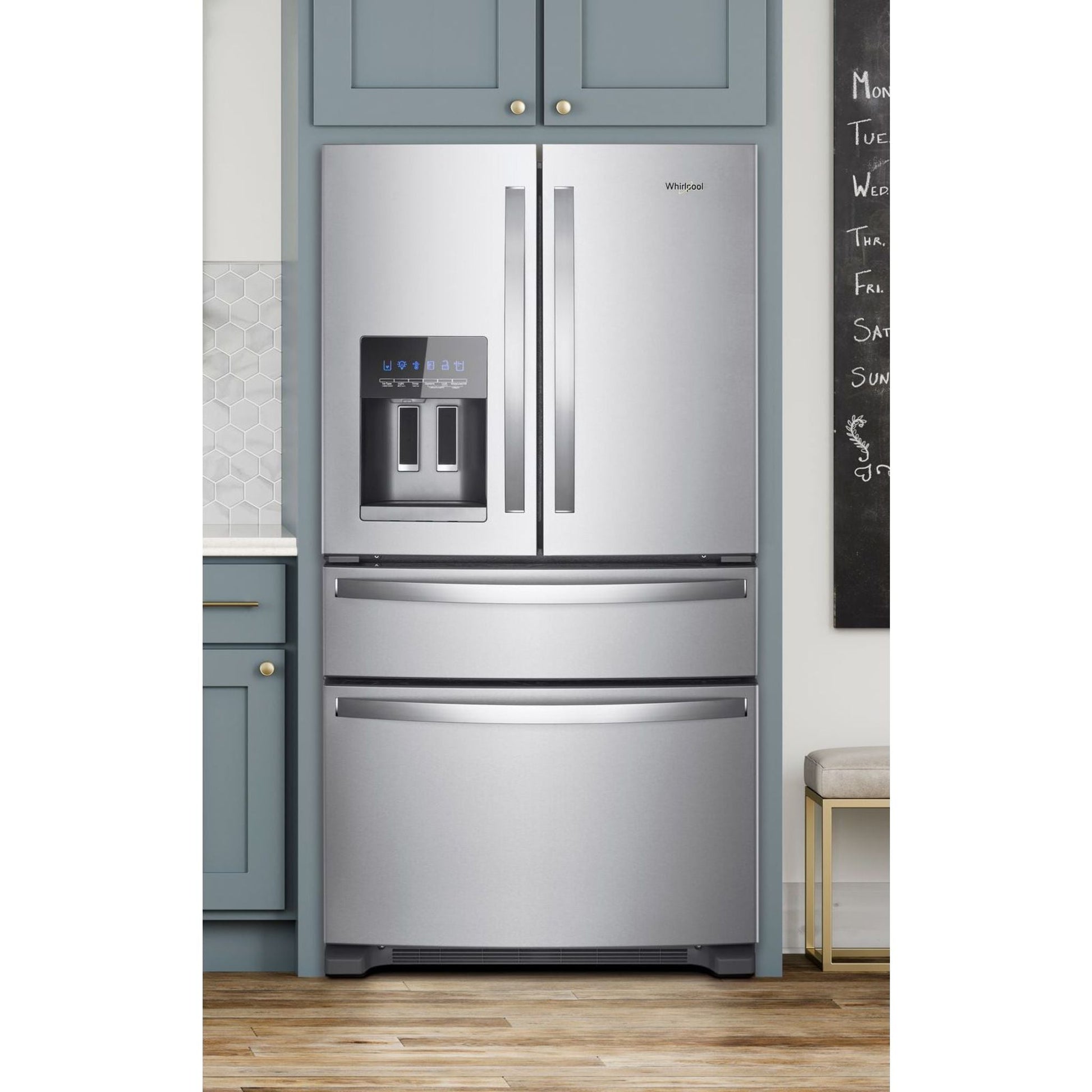 Whirlpool 4 Door Bottom Mount (WRX735SDHZ) - Stainless Steel