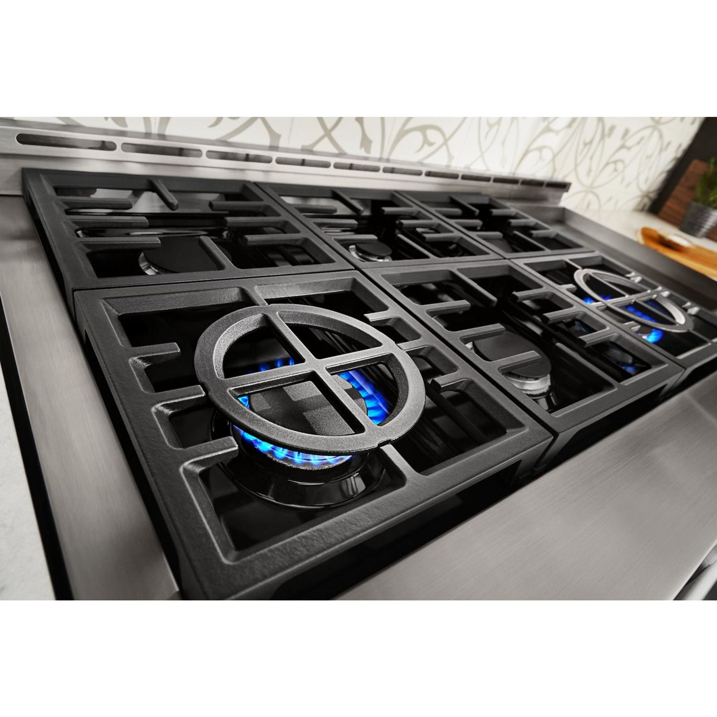 KitchenAid Gas Range (KFGC558JMH) - Milkshake