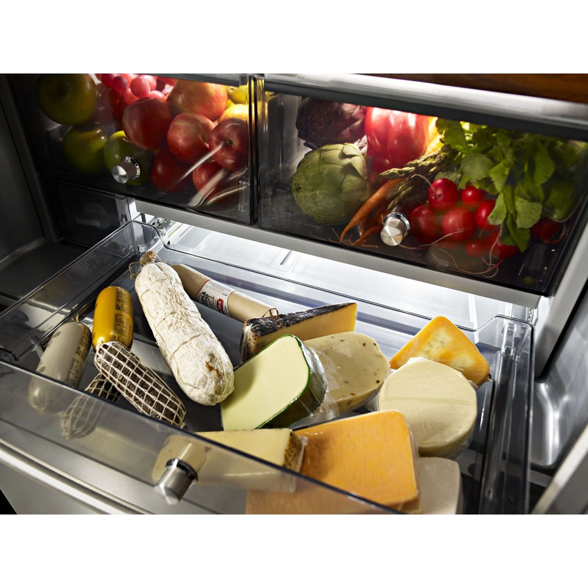 KitchenAid French Door Fridge (KRFC704FPS) - Stainless Steel