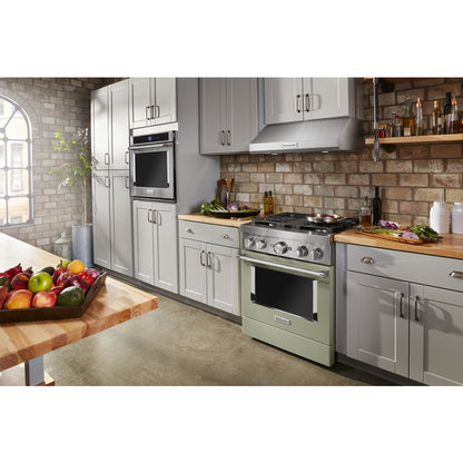 KitchenAid Dual Fuel Range (KFDC500JAV) - Avocado Cream