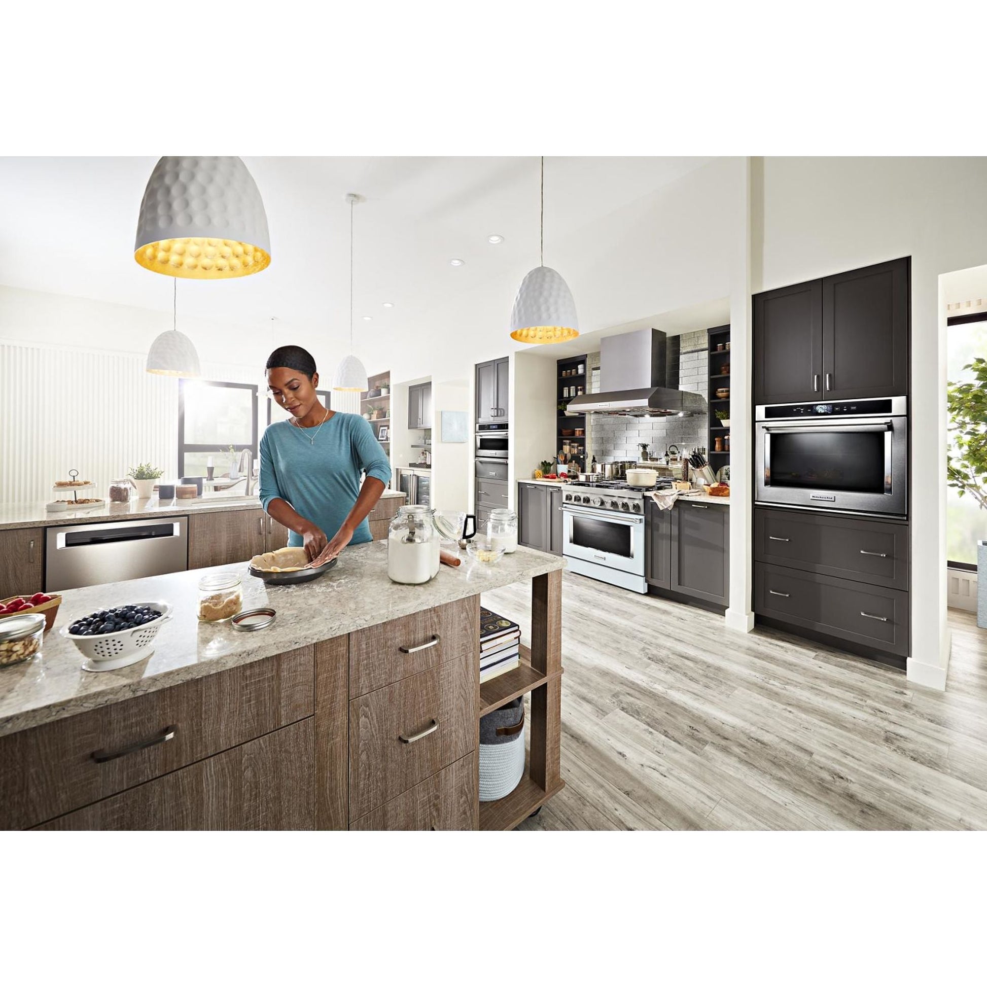 KitchenAid Gas Range (KFGC506JMB) - Misty Blue
