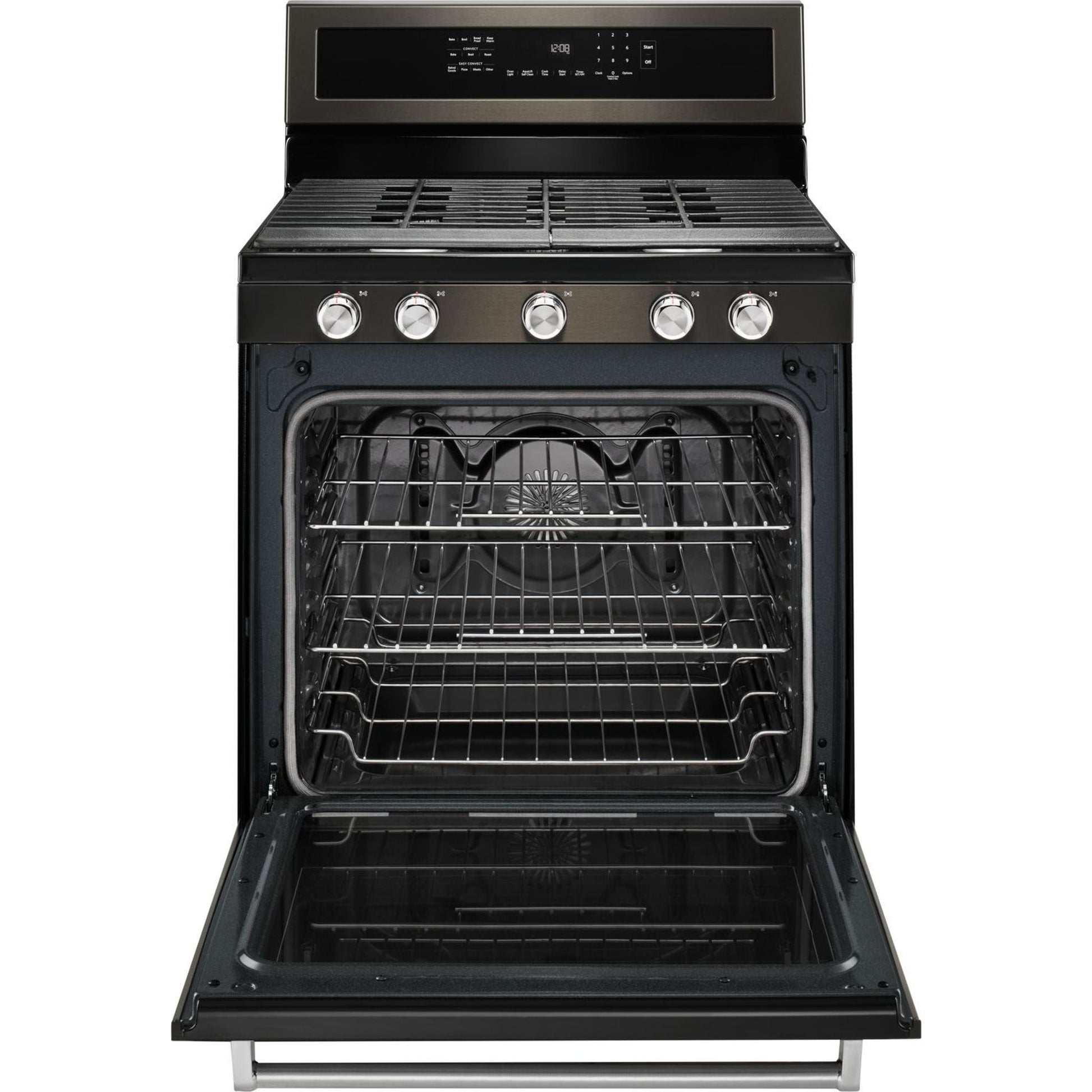 KitchenAid Gas Range (KFGG500EBS) - Black Stainless Steel