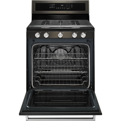 KitchenAid Gas Range (KFGG500EBS) - Black Stainless Steel
