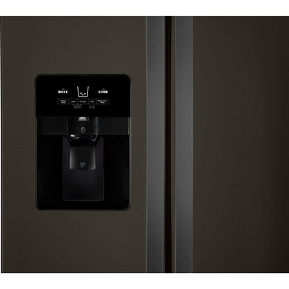 Whirlpool Side x Side Fridge (WRS325SDHV) - Black Stainless