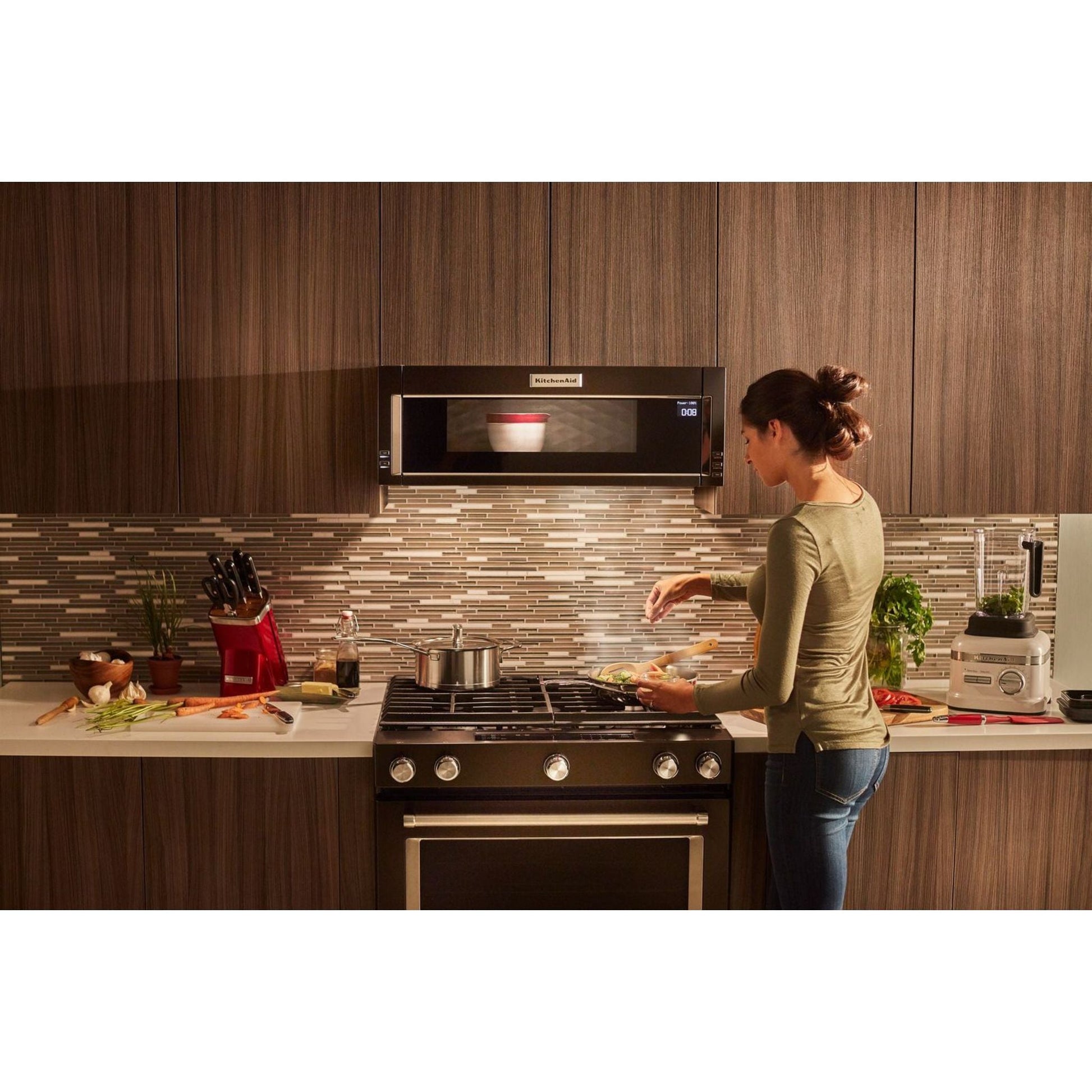 KitchenAid Gas Range (KSGG700EBS) - Black Stainless Steel