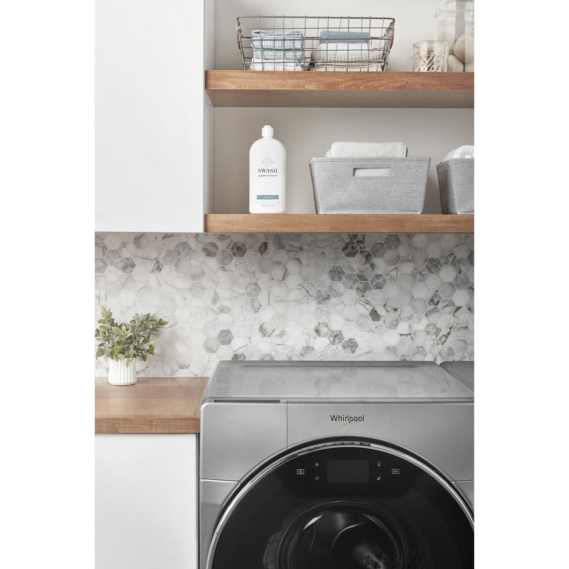 Whirlpool Front Load Washer (WFW9620HC) - Chrome Shadow