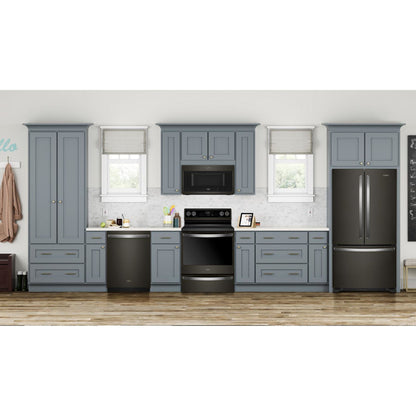 Whirlpool French Door Fridge (WRF535SWHV) - Black Stainless
