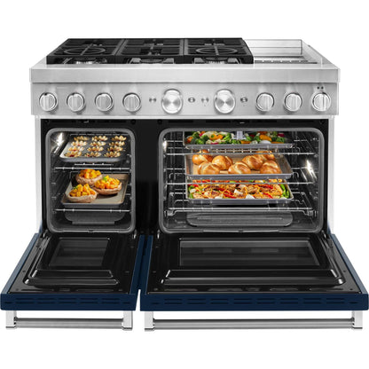 KitchenAid Dual Fuel Range (KFDC558JIB) - Ink Blue