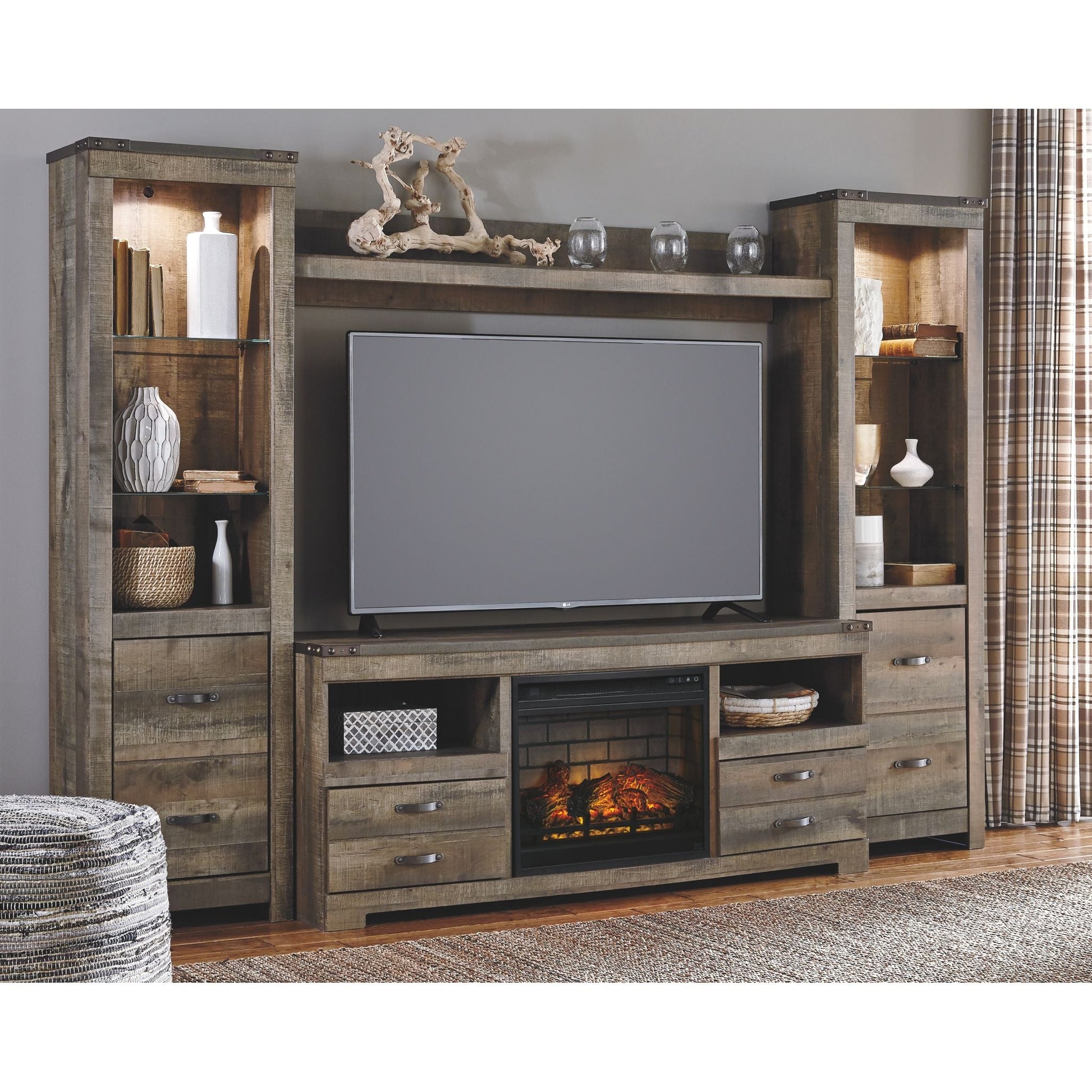 Trinell 5 Piece Entertainment - Brown