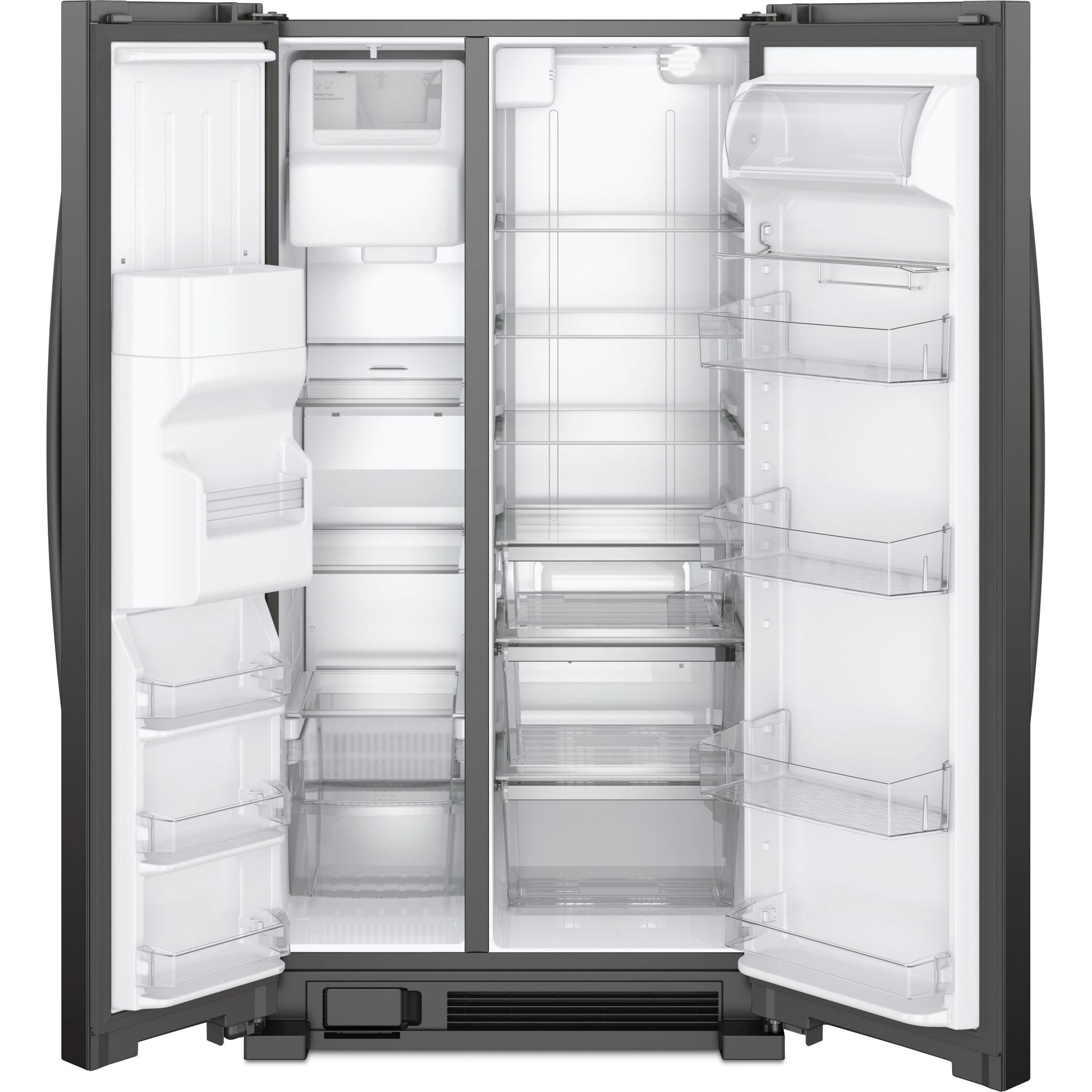 Whirlpool Side x Side Fridge (WRS325SDHB) - Black