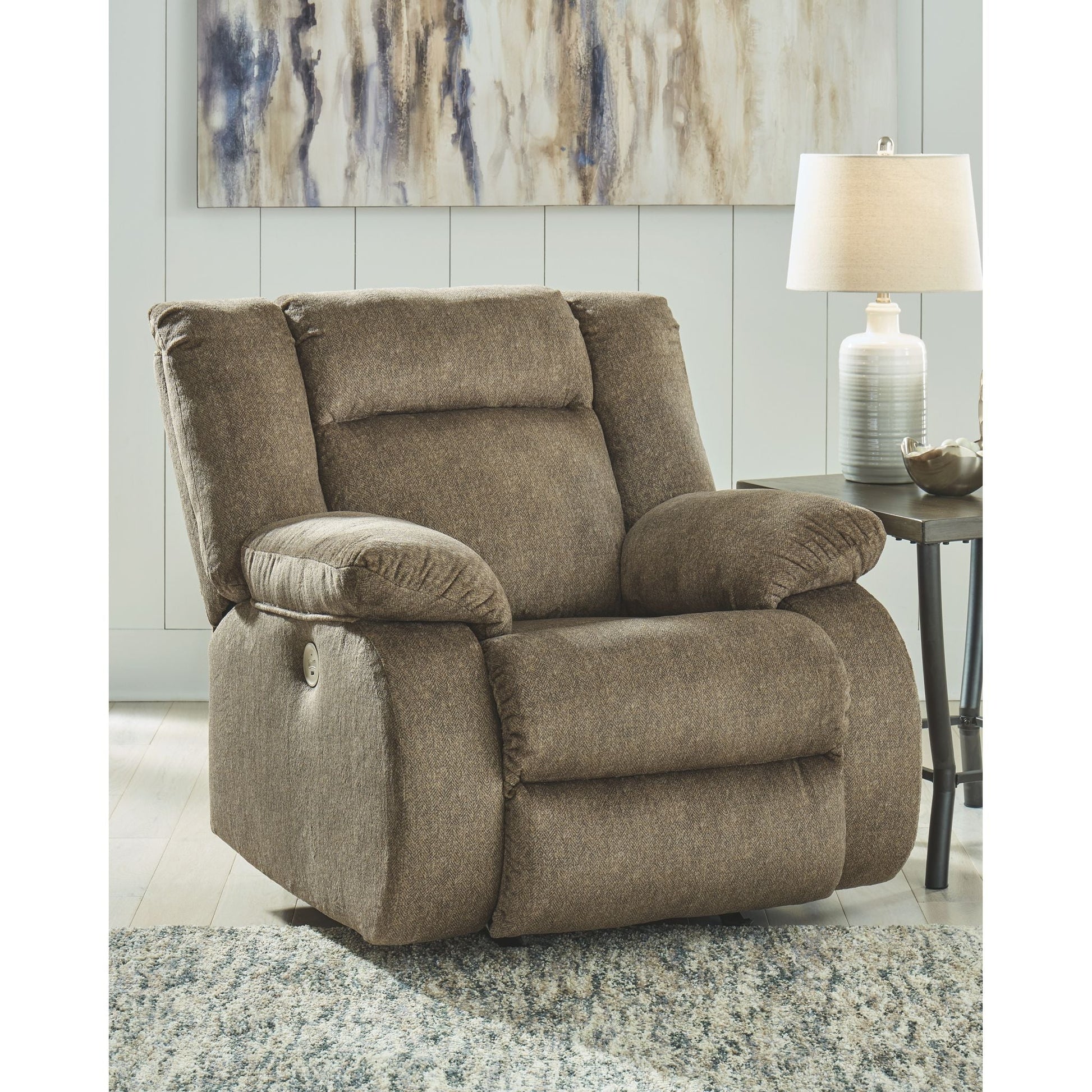 Burkner Power Rocker Recliner - Mocha