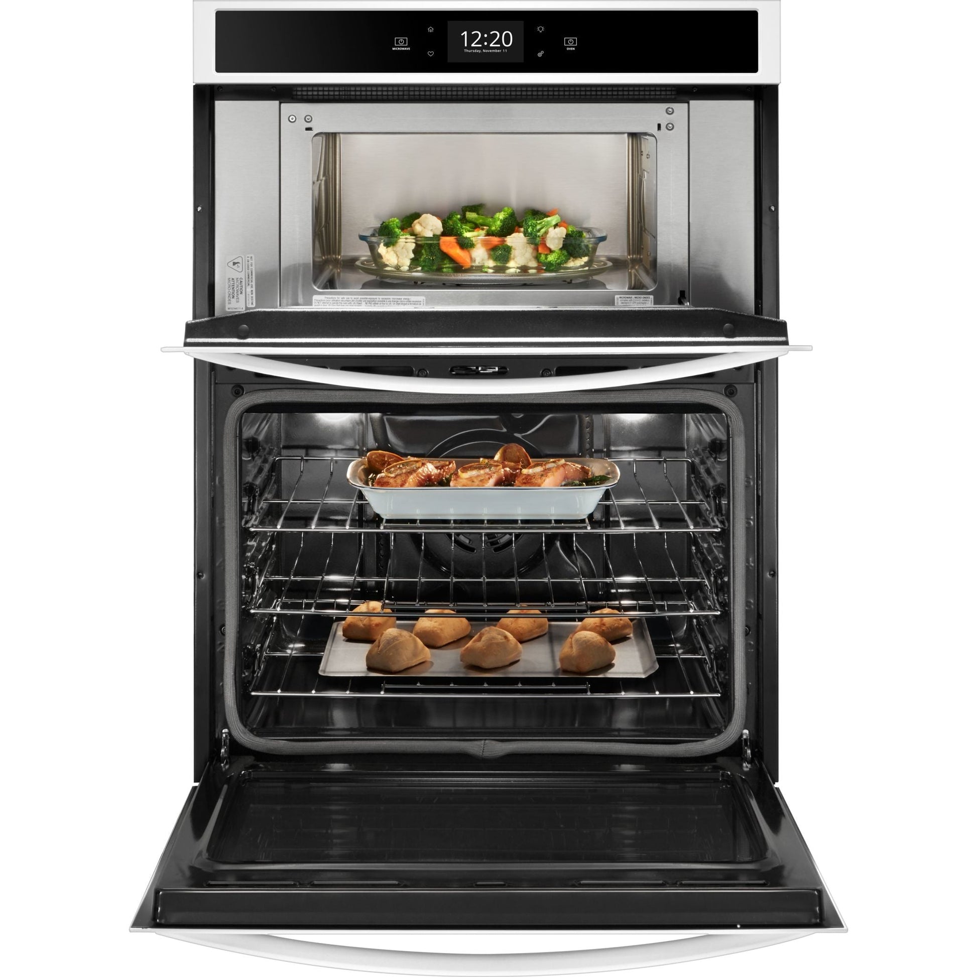 Whirlpool 30" Microwave/Wall Oven (WOC75EC0HS) - Stainless Steel