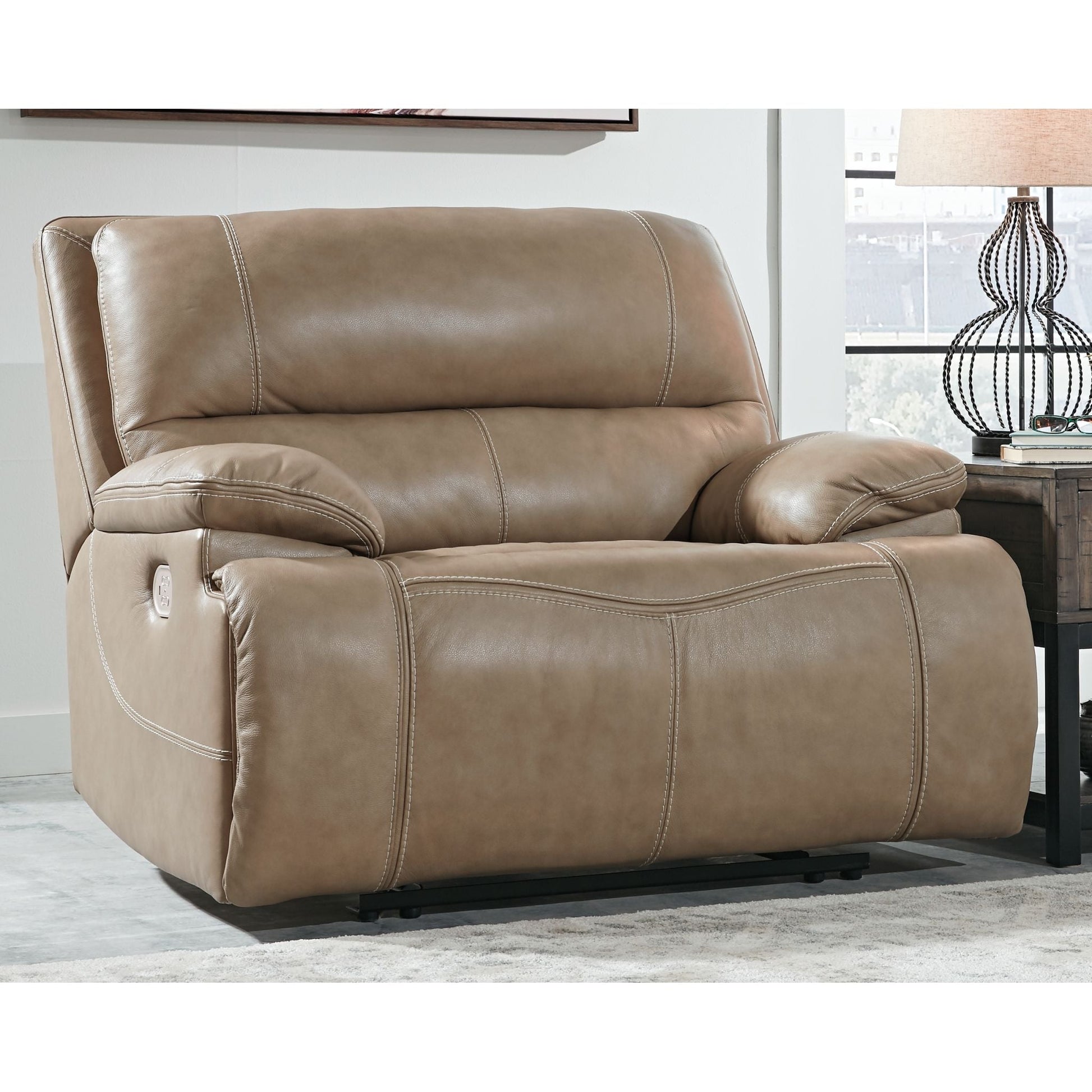Ricmen Power Recliner - Putty