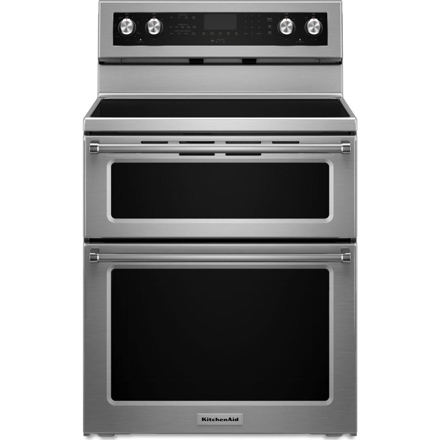 KitchenAid Dual Oven Range (YKFED500ESS) - Stainless Steel