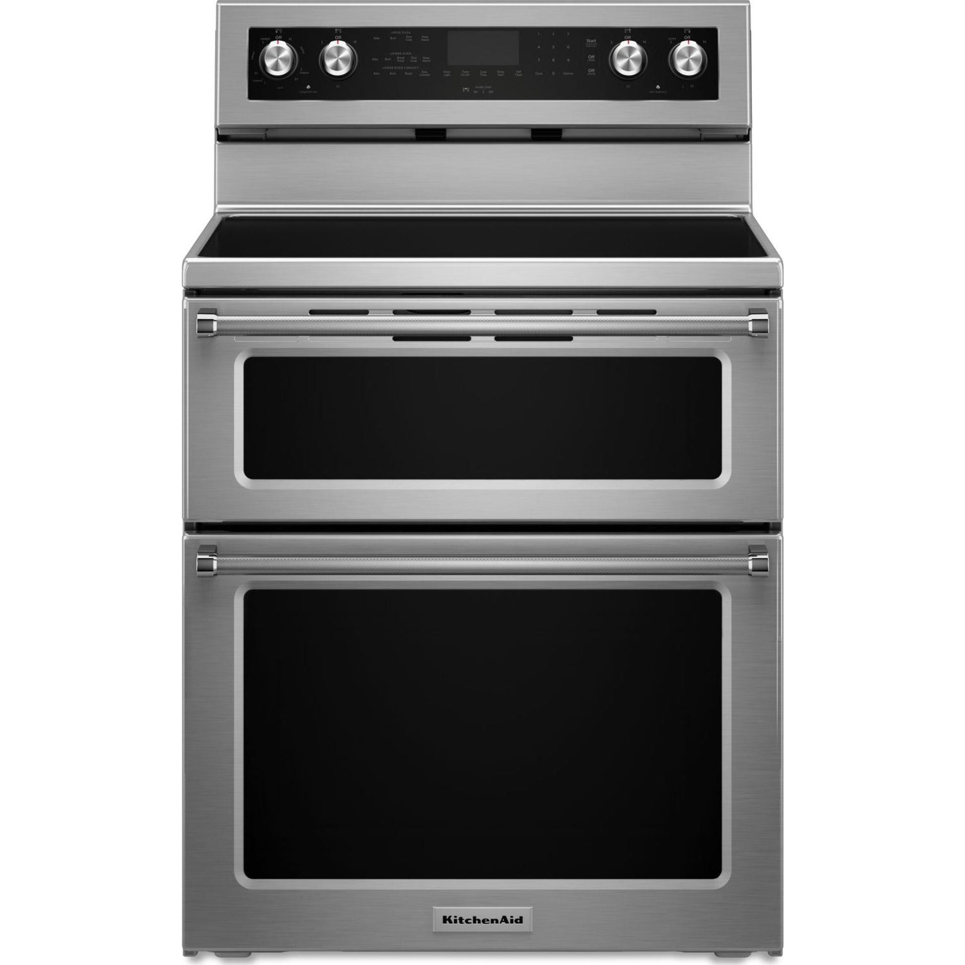 KitchenAid Dual Oven Range (YKFED500ESS) - Stainless Steel