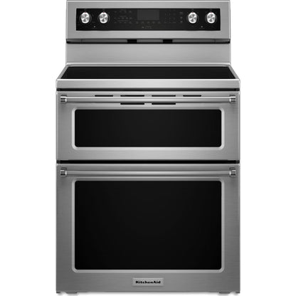 KitchenAid Dual Oven Range (YKFED500ESS) - Stainless Steel