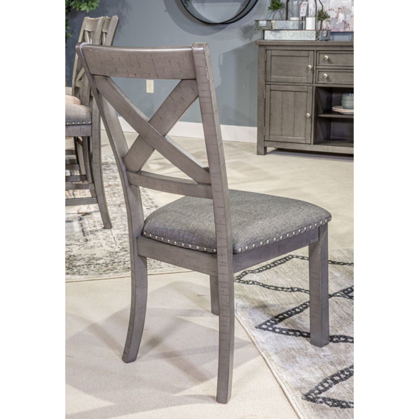 Myshanna Side Chair - Two-tone Gray - (D629-01)