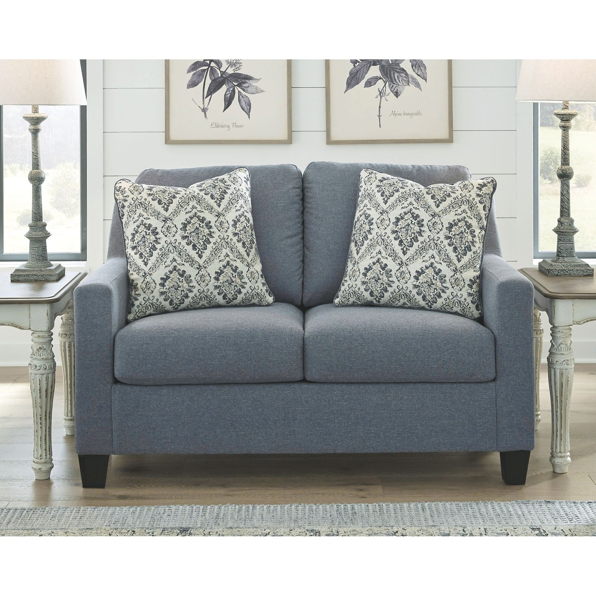 Lemly Loveseat - Blue