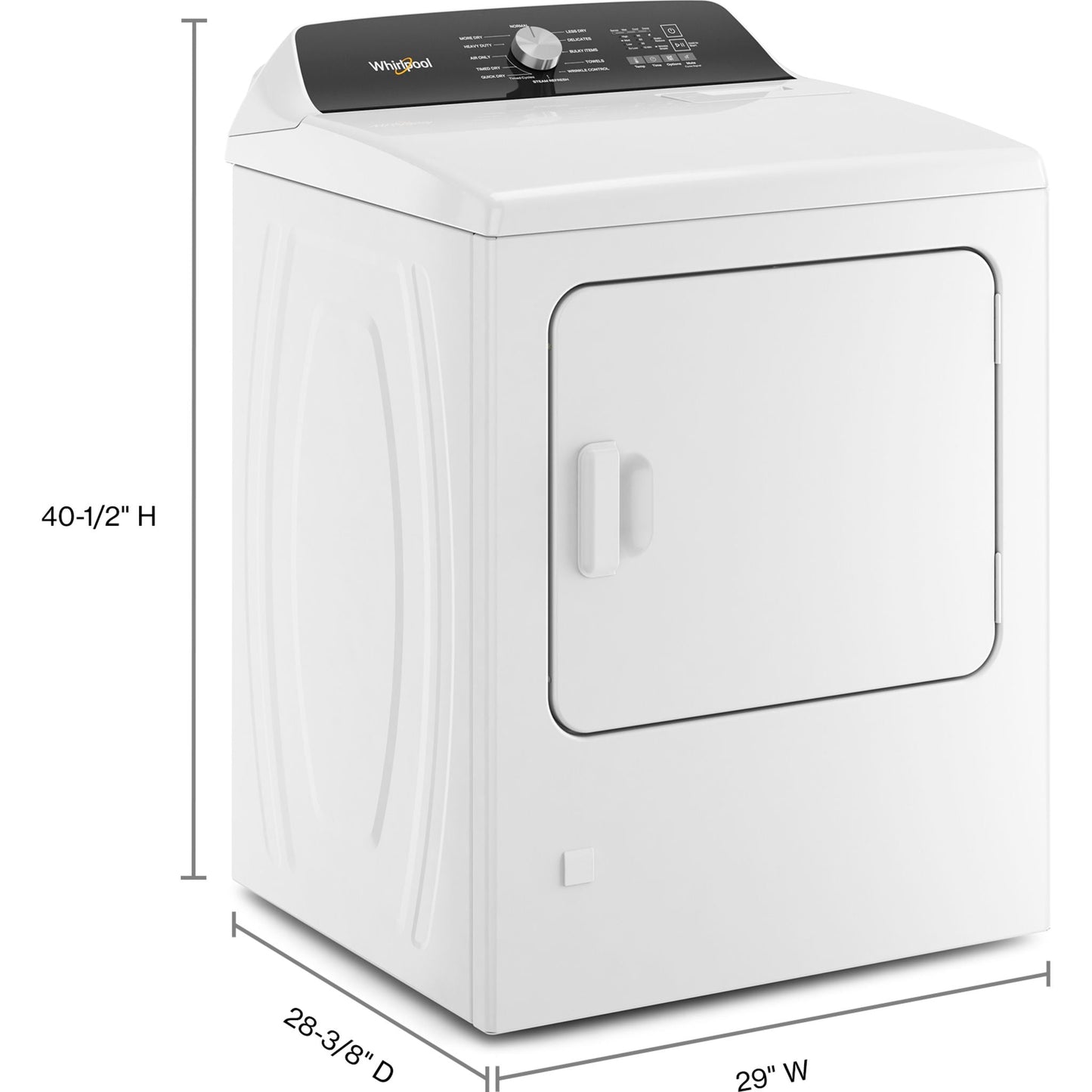 Whirlpool Dryer (WGD5050LW) - White