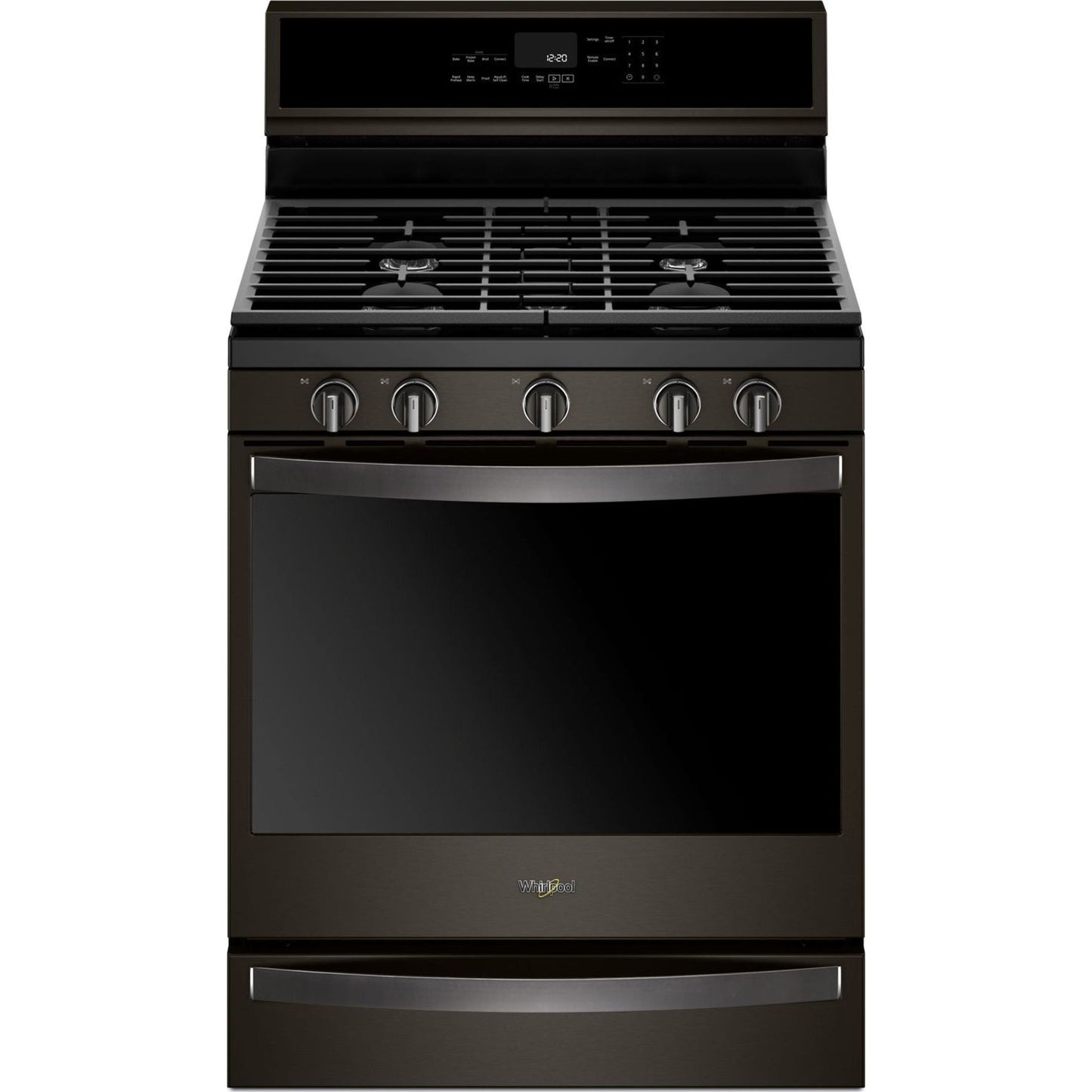 Whirlpool Gas Range (WFG975H0HV) - Black Stainless