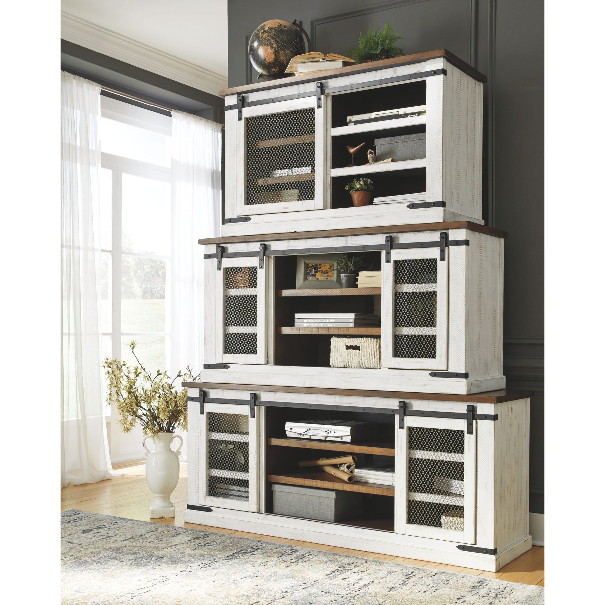 Wystfield TV Stand - White/Brown