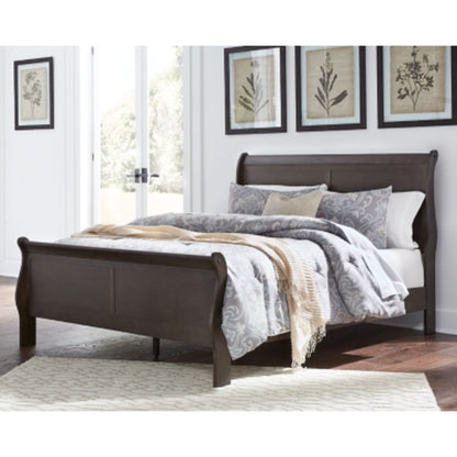 Leewarden Queen Bed - Dark Brown