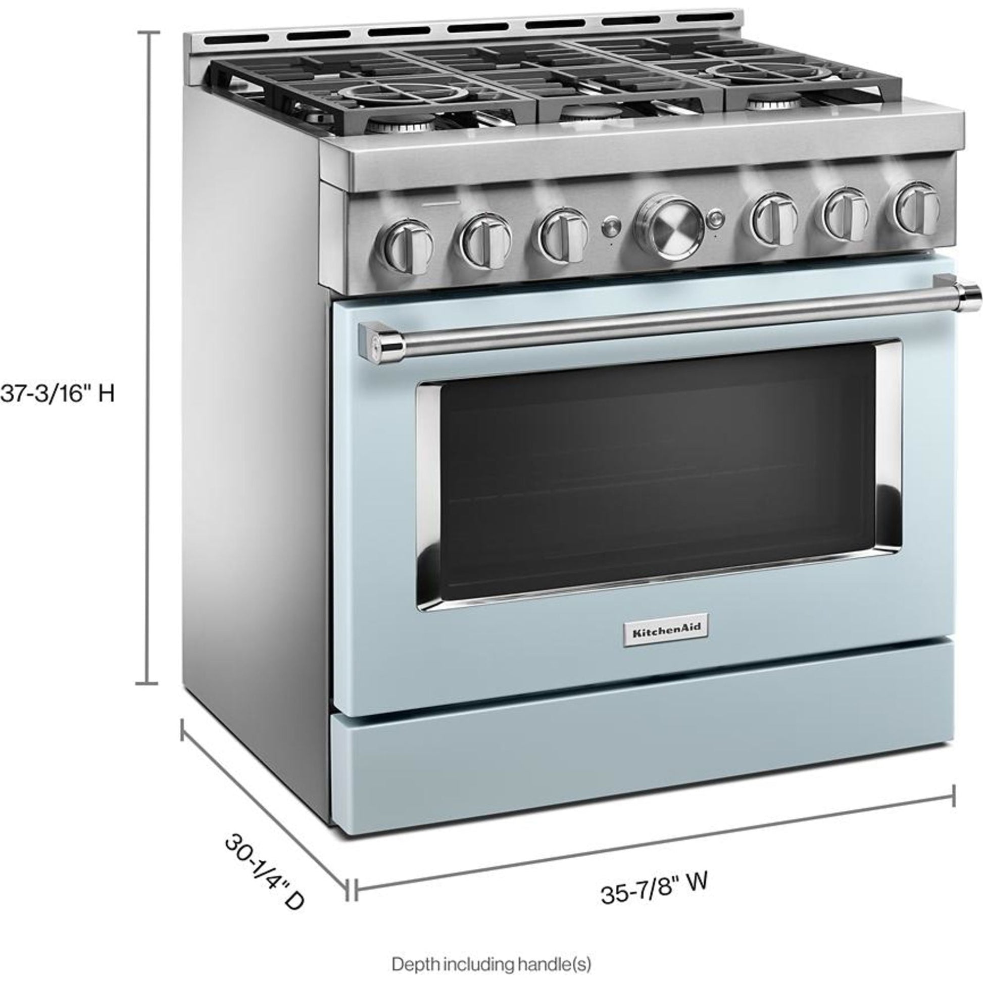 KitchenAid Gas Range (KFGC506JMB) - Misty Blue