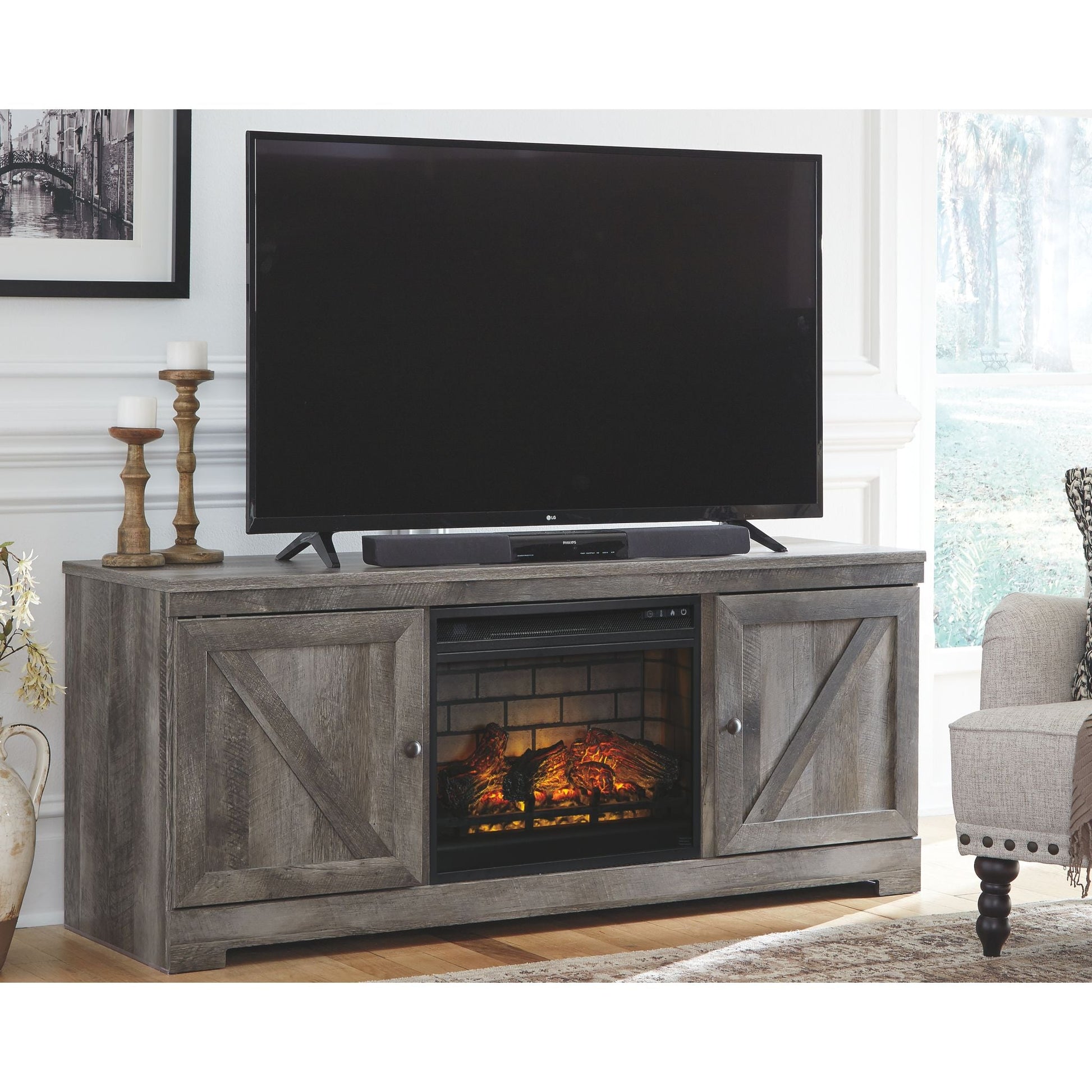 Wynnlow TV Stand - Gray