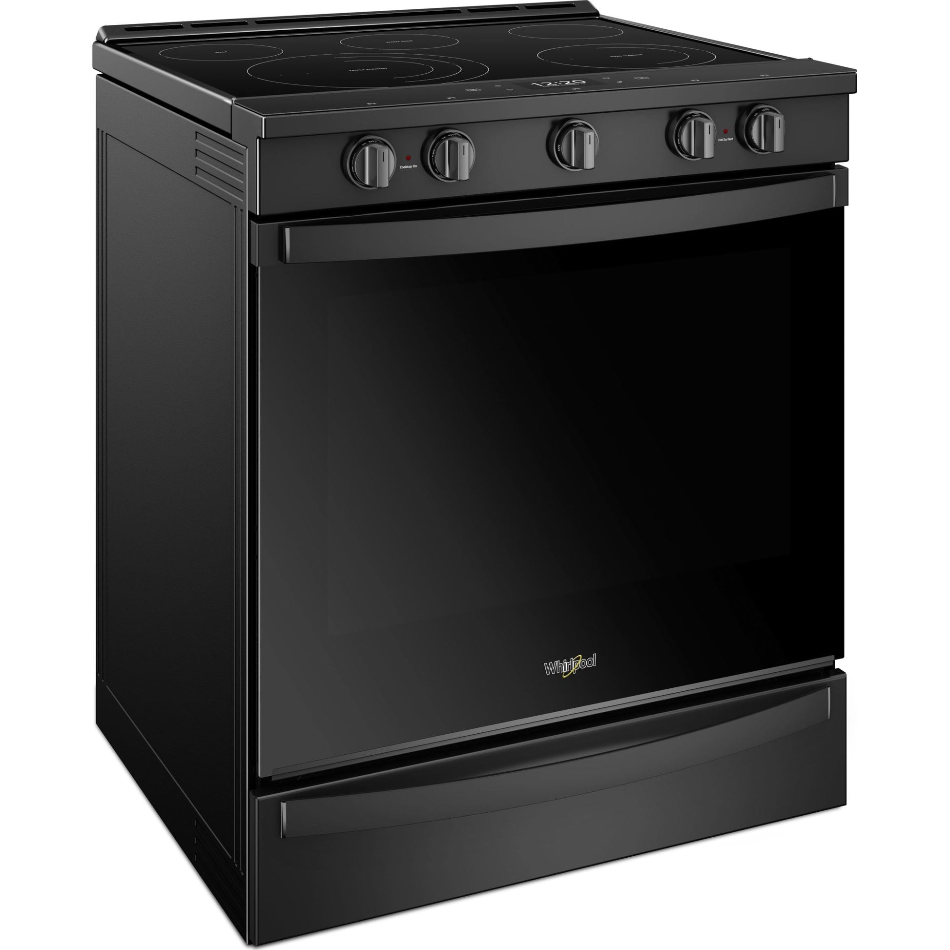 Whirlpool Front Control Range (YWEE750H0HB) - Black
