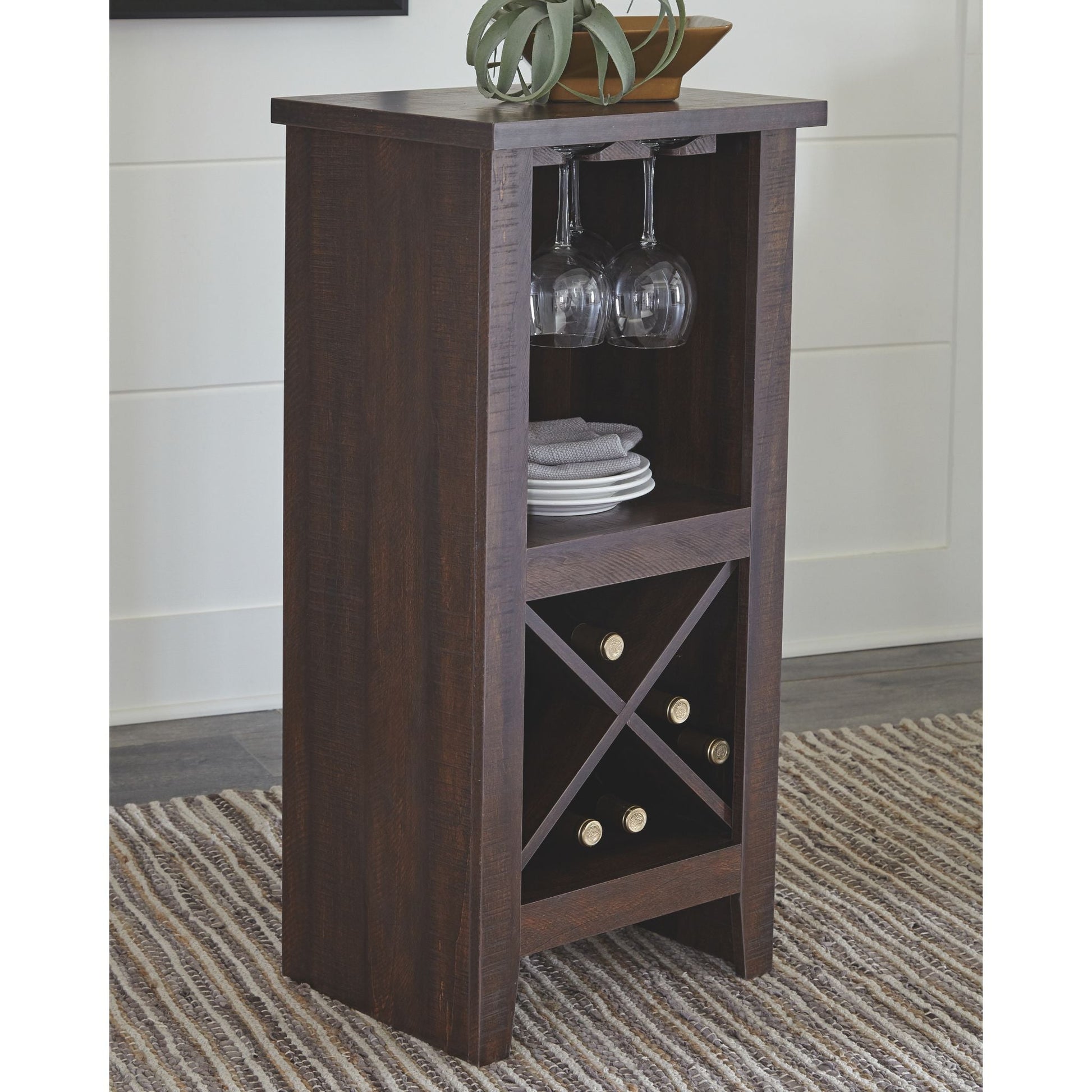 Turnley Wine Cabinet - Brown