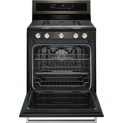 KitchenAid Gas Range (KFGG500EBS) - Black Stainless Steel