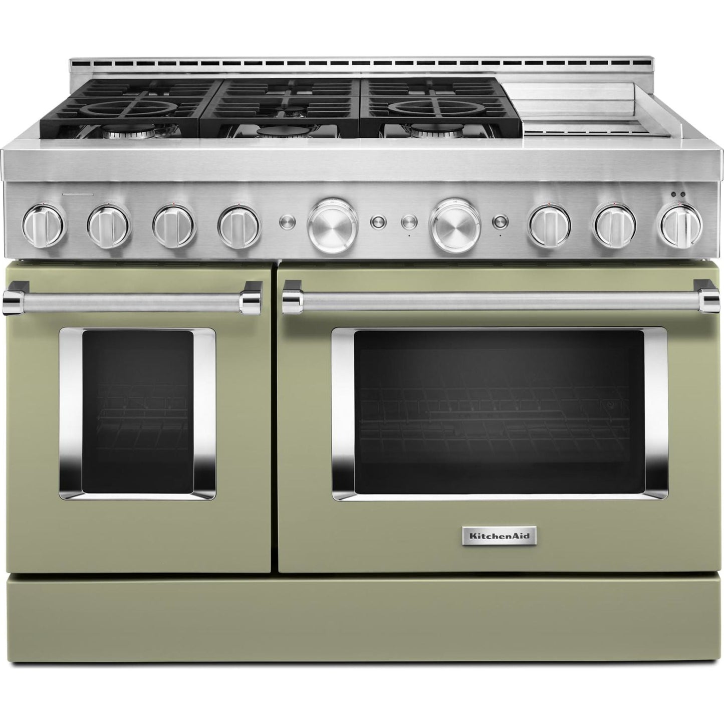 KitchenAid Gas Range (KFGC558JAV) - Avocado Cream