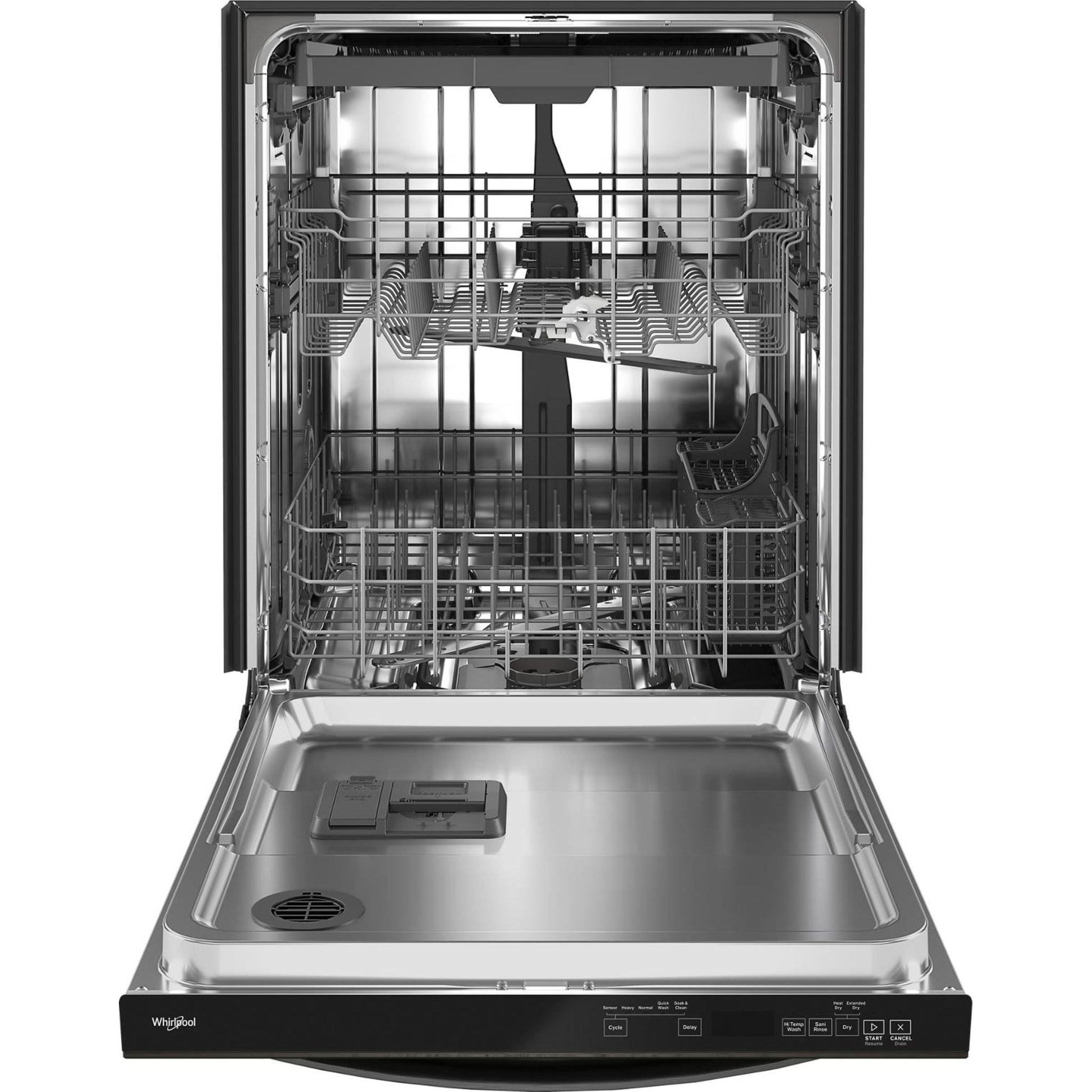 Whirlpool Dishwasher Stainless Steel Tub (WDT750SAKV) - Black Stainless