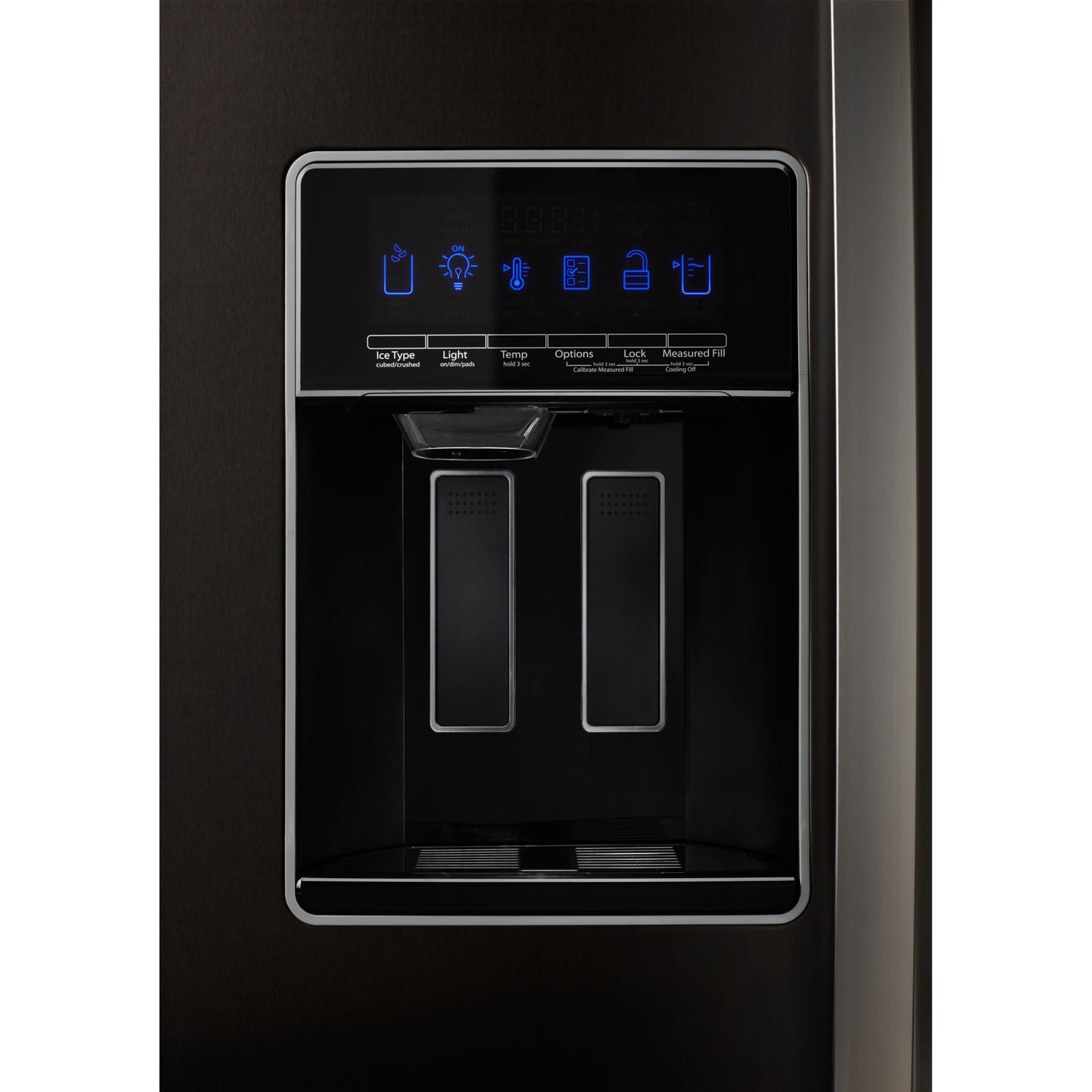 Whirlpool Side x Side Fridge (WRS588FIHV) - Black Stainless