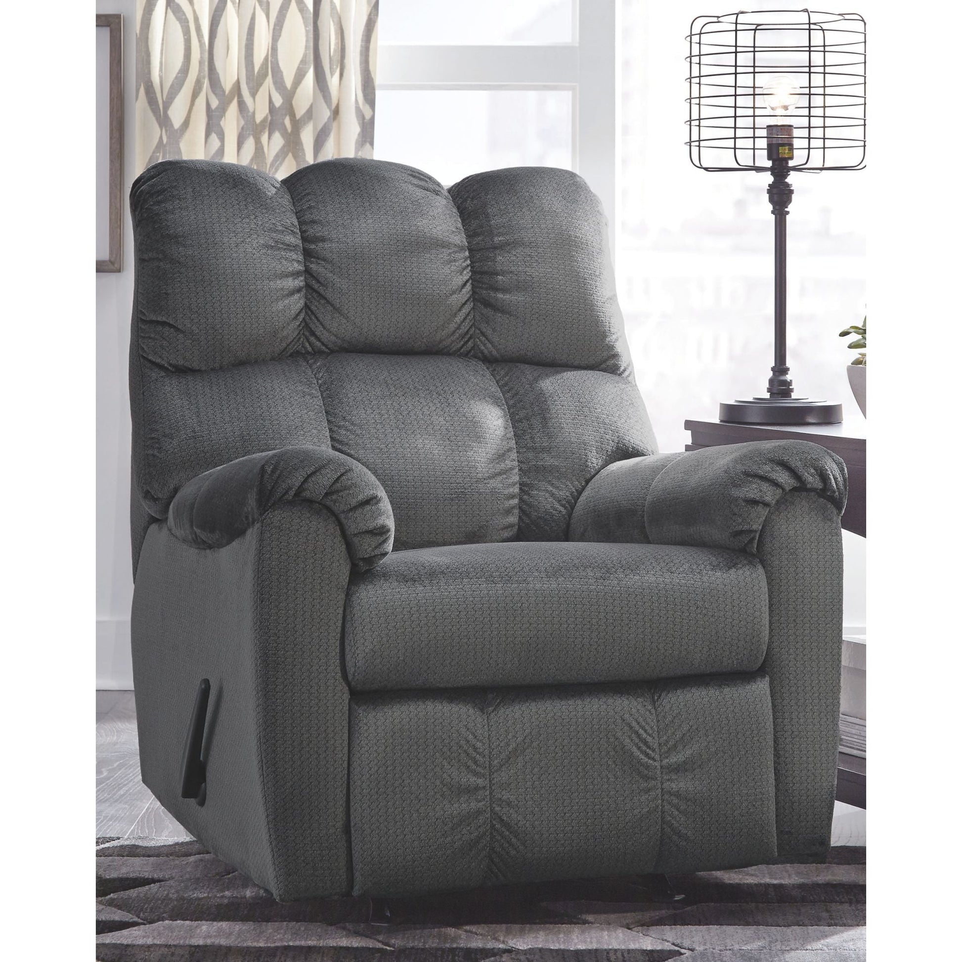 Foxfield Rocker Recliner - Charcoal