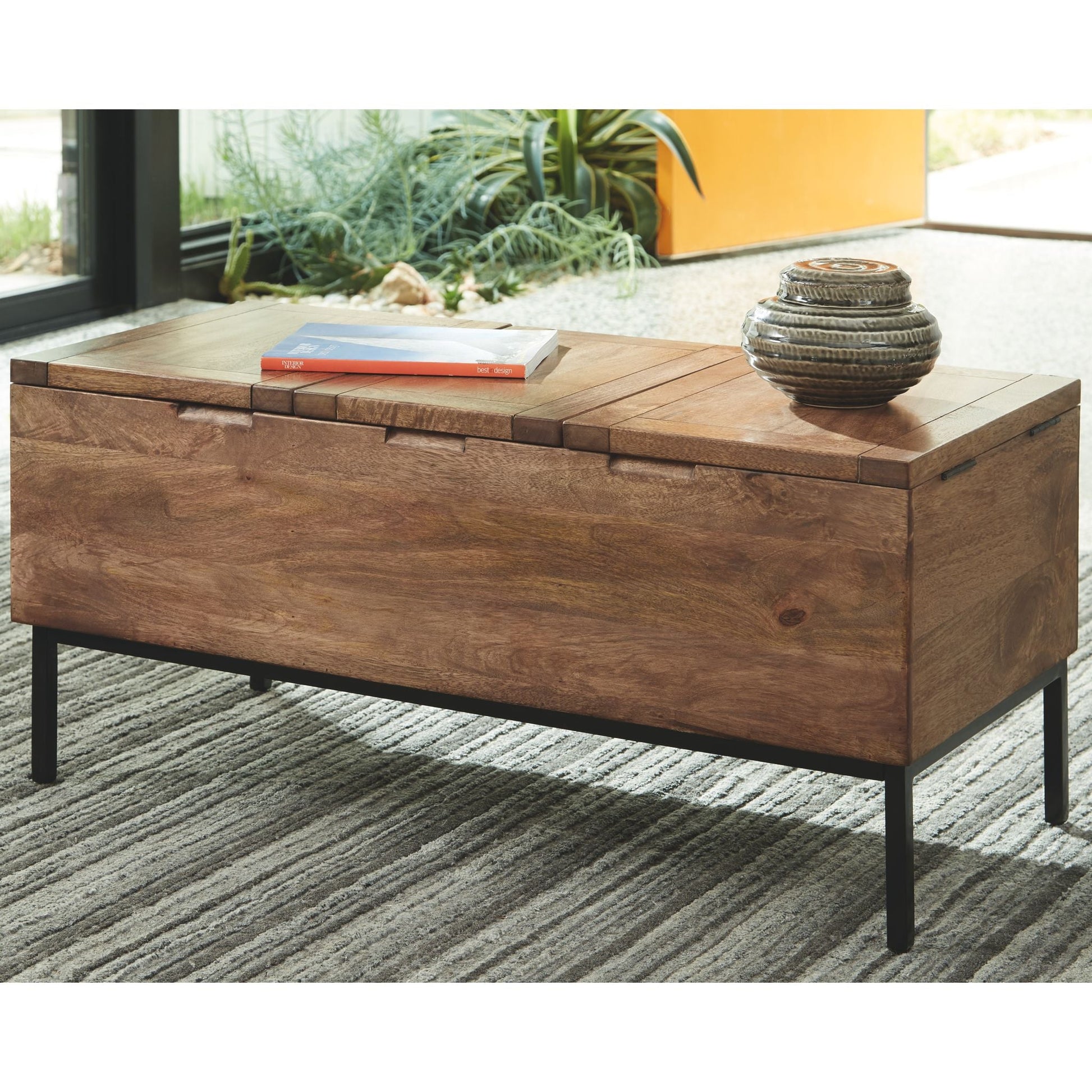 Braddick Storage Unit - Brown/Black